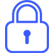 Icone referente segurança da informação da pagina serviços do site Hi-tech Soluções em TI